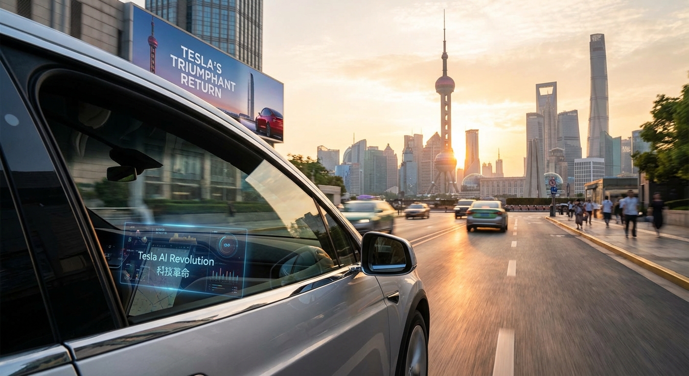 La Révolution de l'Intelligence Artificielle dans les Véhicules Autonomes: Le Retour Triomphal de Tesla en Chine