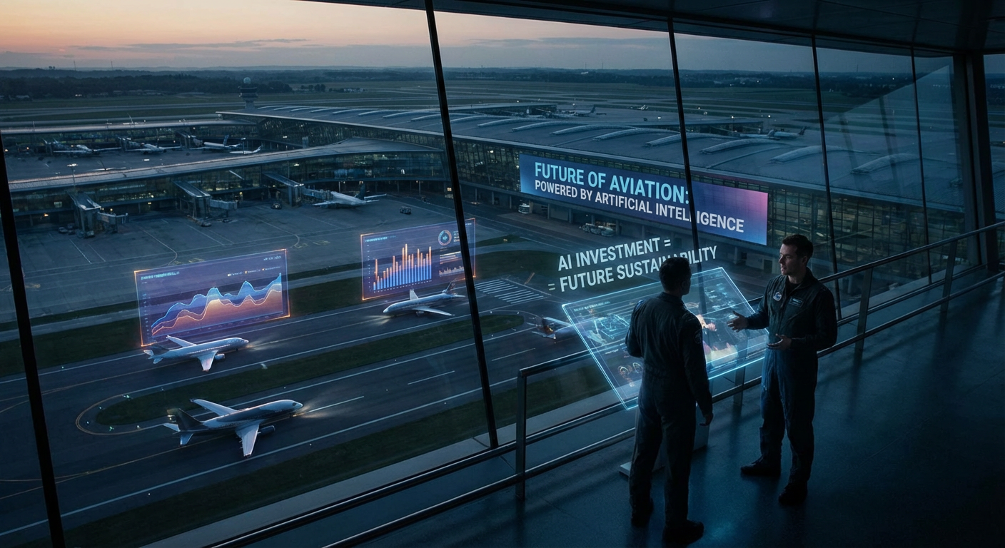 Pourquoi l’Avenir des Compagnies Aériennes Dépend Crucialement de l’Investissement dans l’Intelligence Artificielle